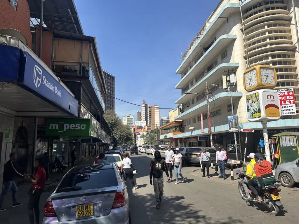 Rue du CBD de Nairobi