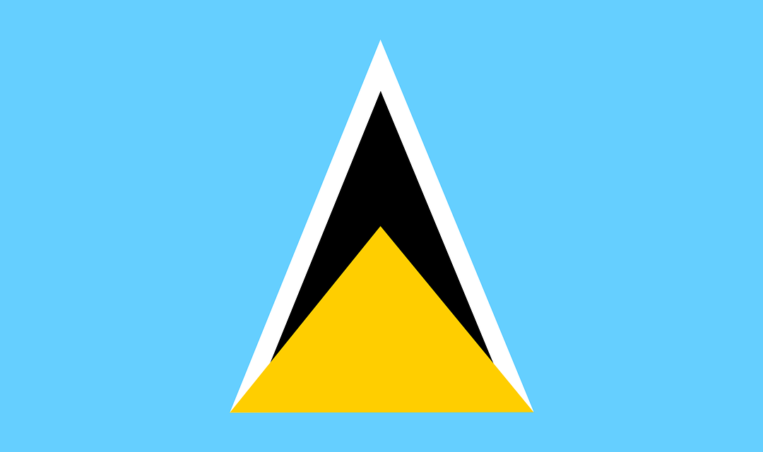 drapeau sainte lucie